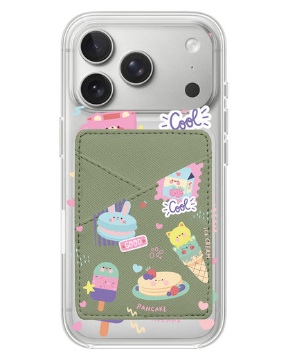 iPhone Phone Wallet Case - Sweet Cafe