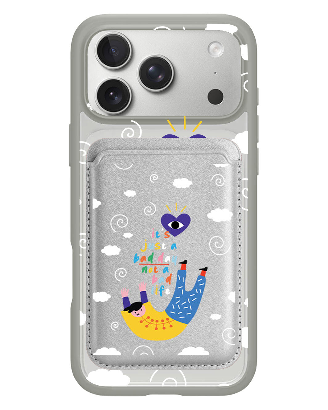 iPhone Magnetic Wallet Case - Bad Day