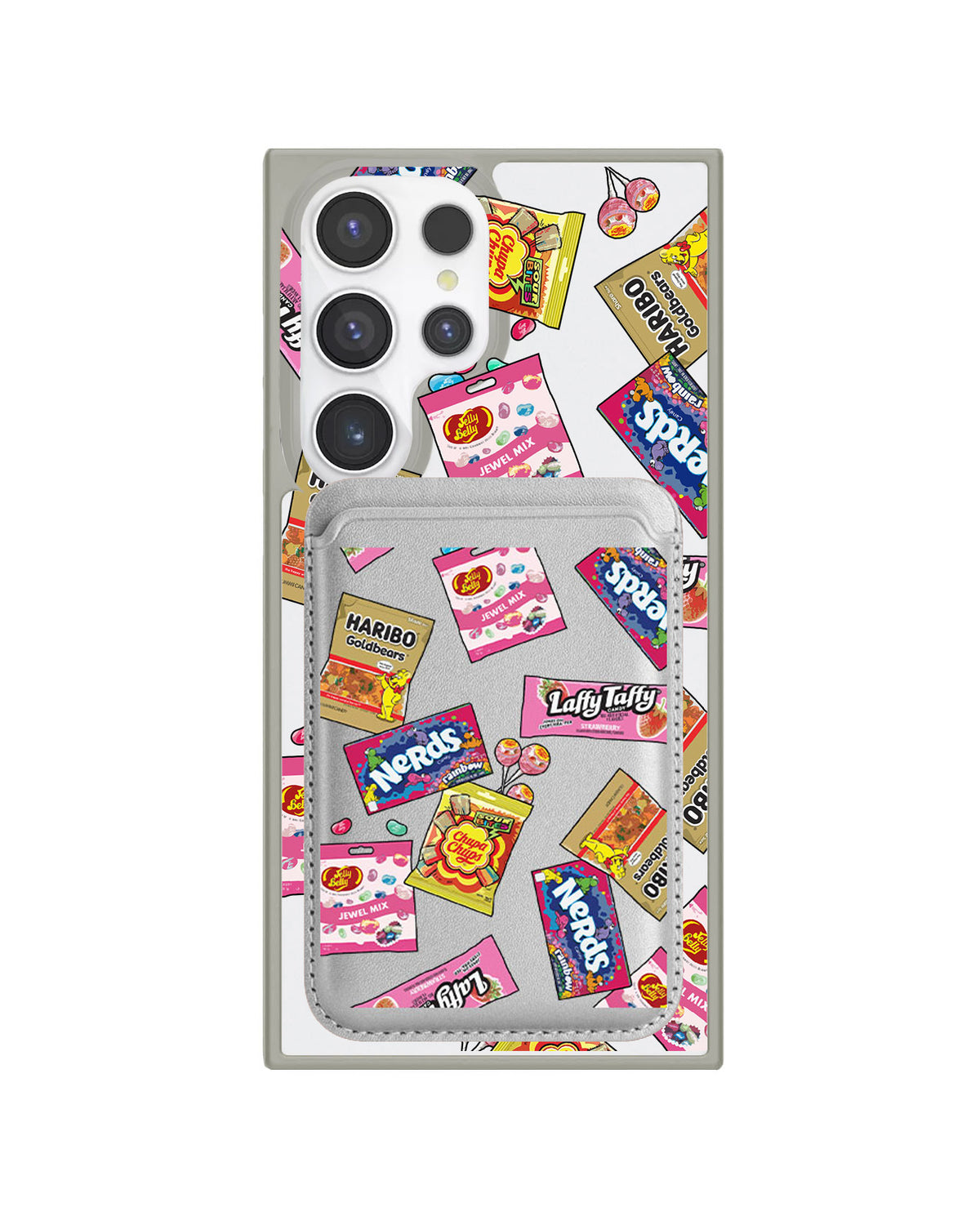 Android Magnetic Wallet Case - Sweets And Gummies