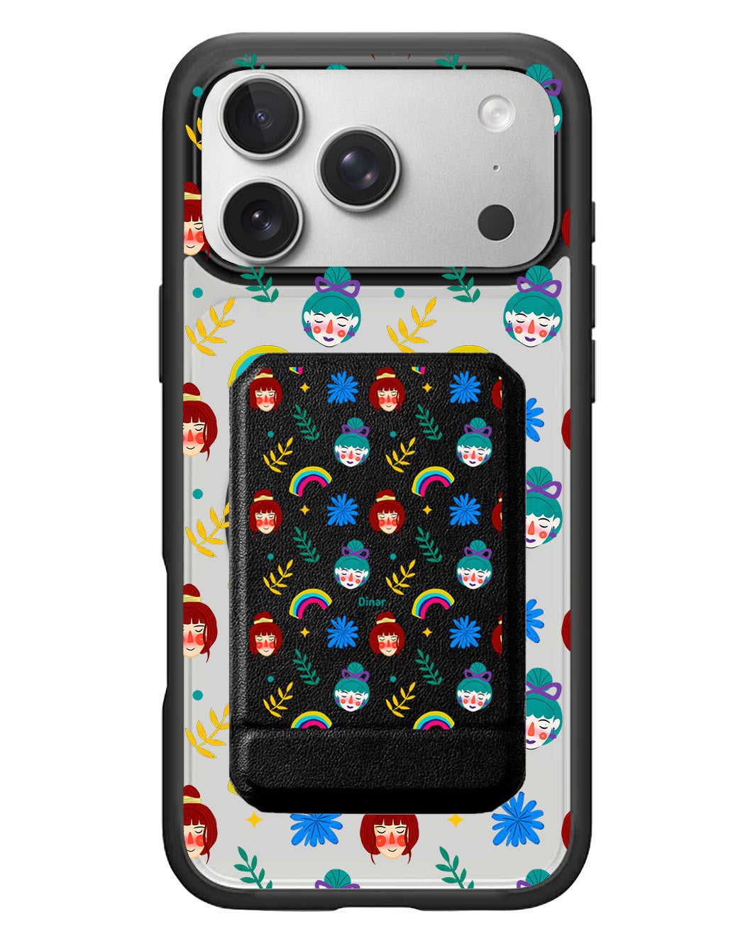 iPhone Magnetic Multifold Wallet - Unconditional Girl