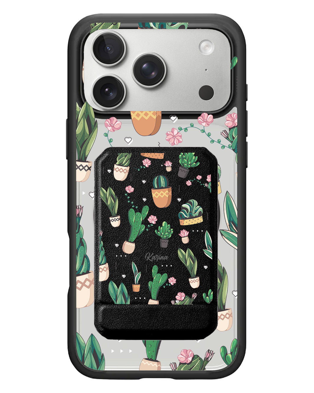 iPhone Magnetic Multifold Wallet - Cactus 3.0