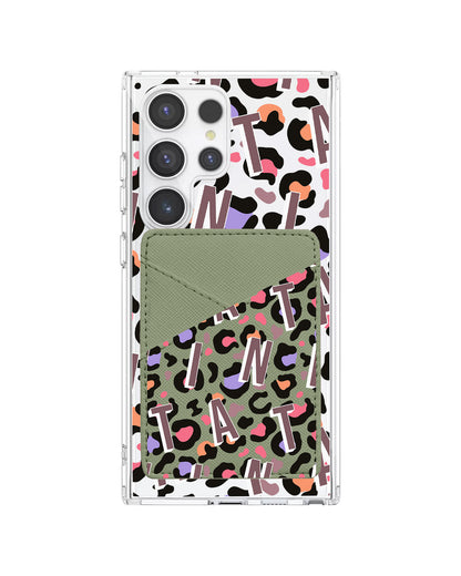 Android Phone Wallet Case - Leopard Monogram 5.0