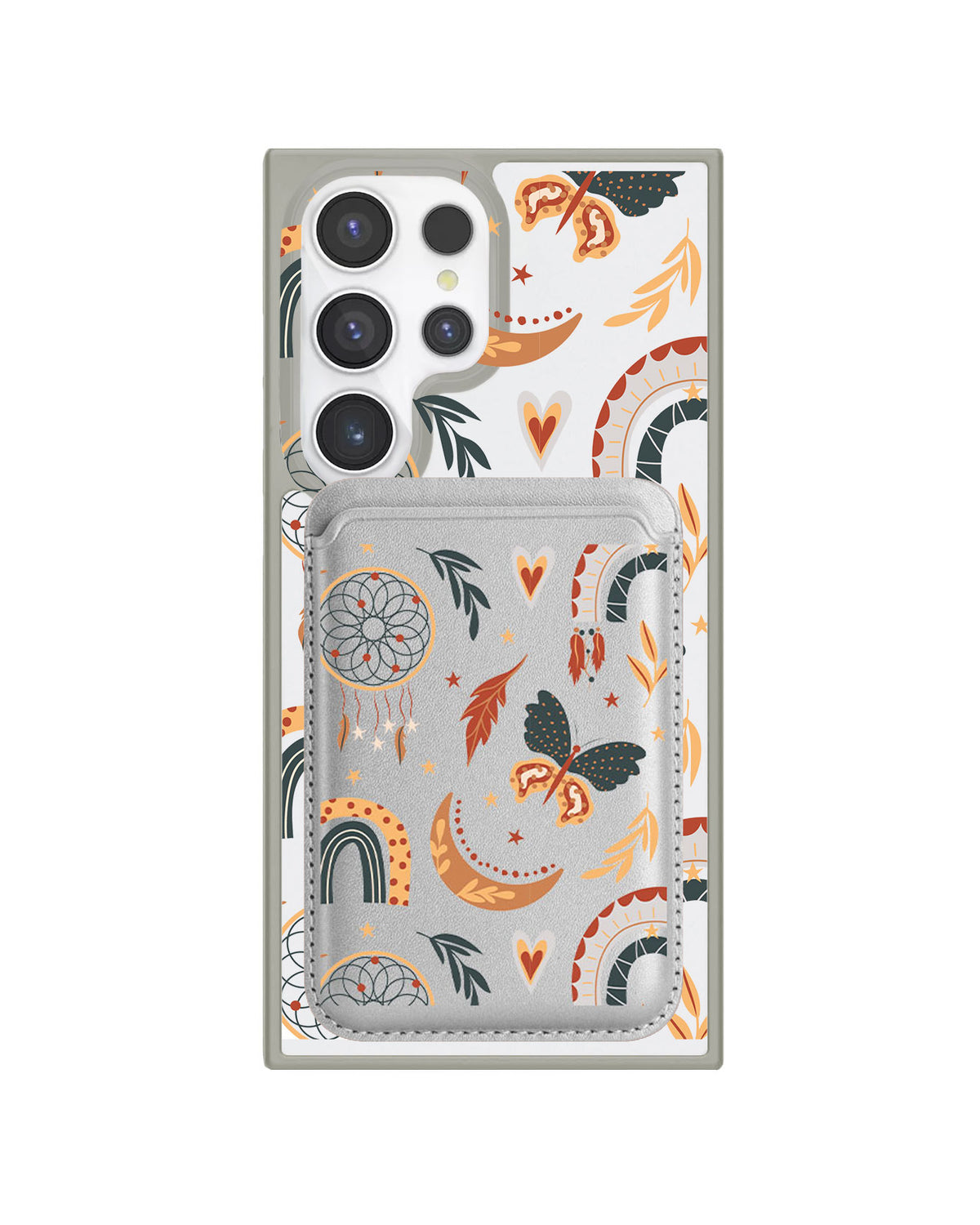 Android Magnetic Wallet Case - Boho 3.0