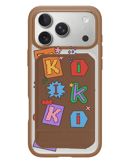 iPhone Magnetic Multifold Wallet - Adorable Monogram