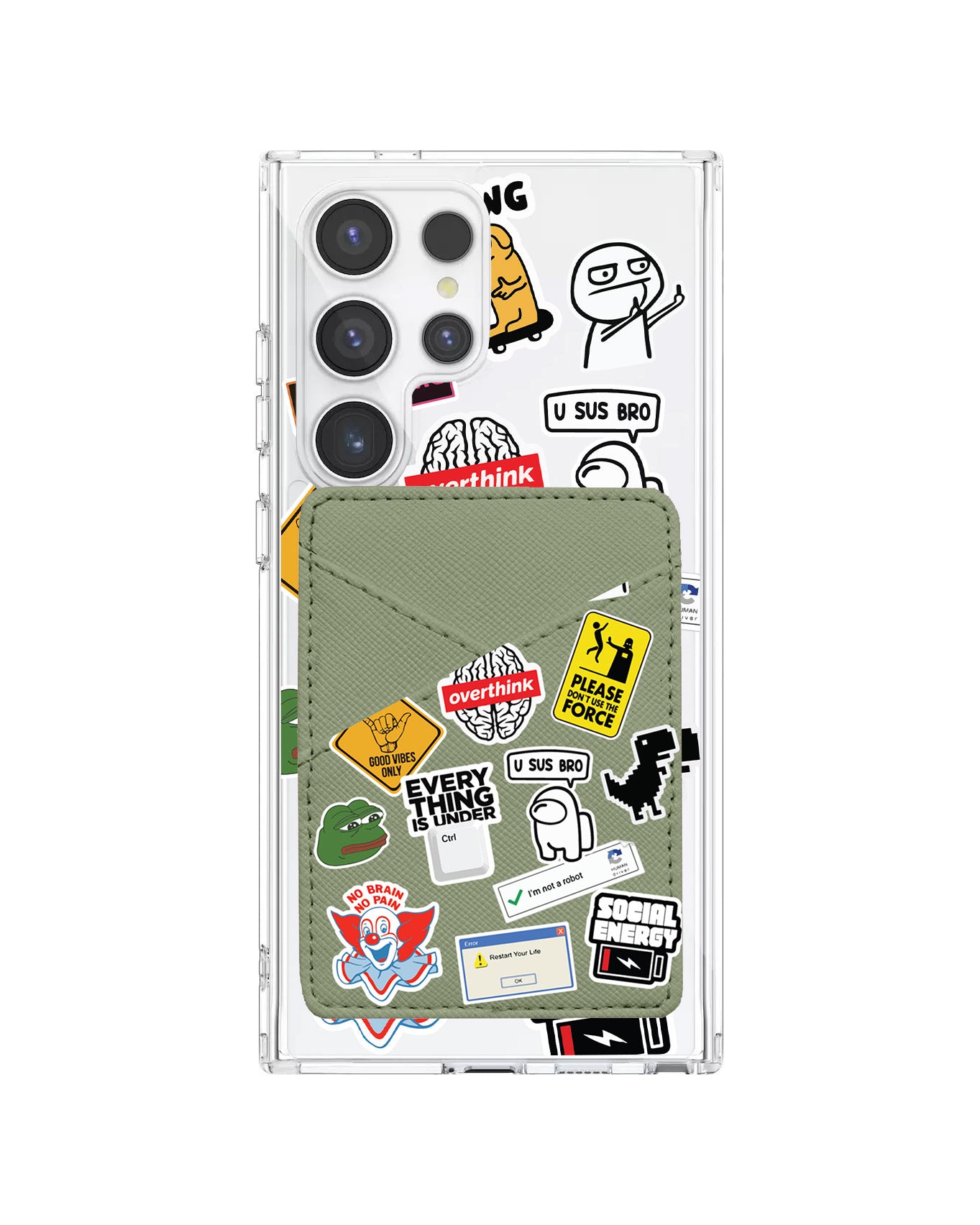 Android Phone Wallet Case - Brand Parody 2.0