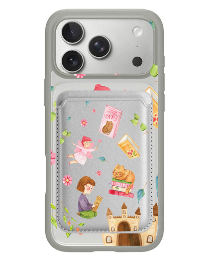 iPhone Magnetic Wallet Case - Fairy Cat