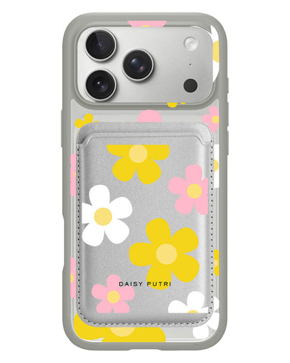 iPhone Magnetic Wallet Case - Daisy Fresh