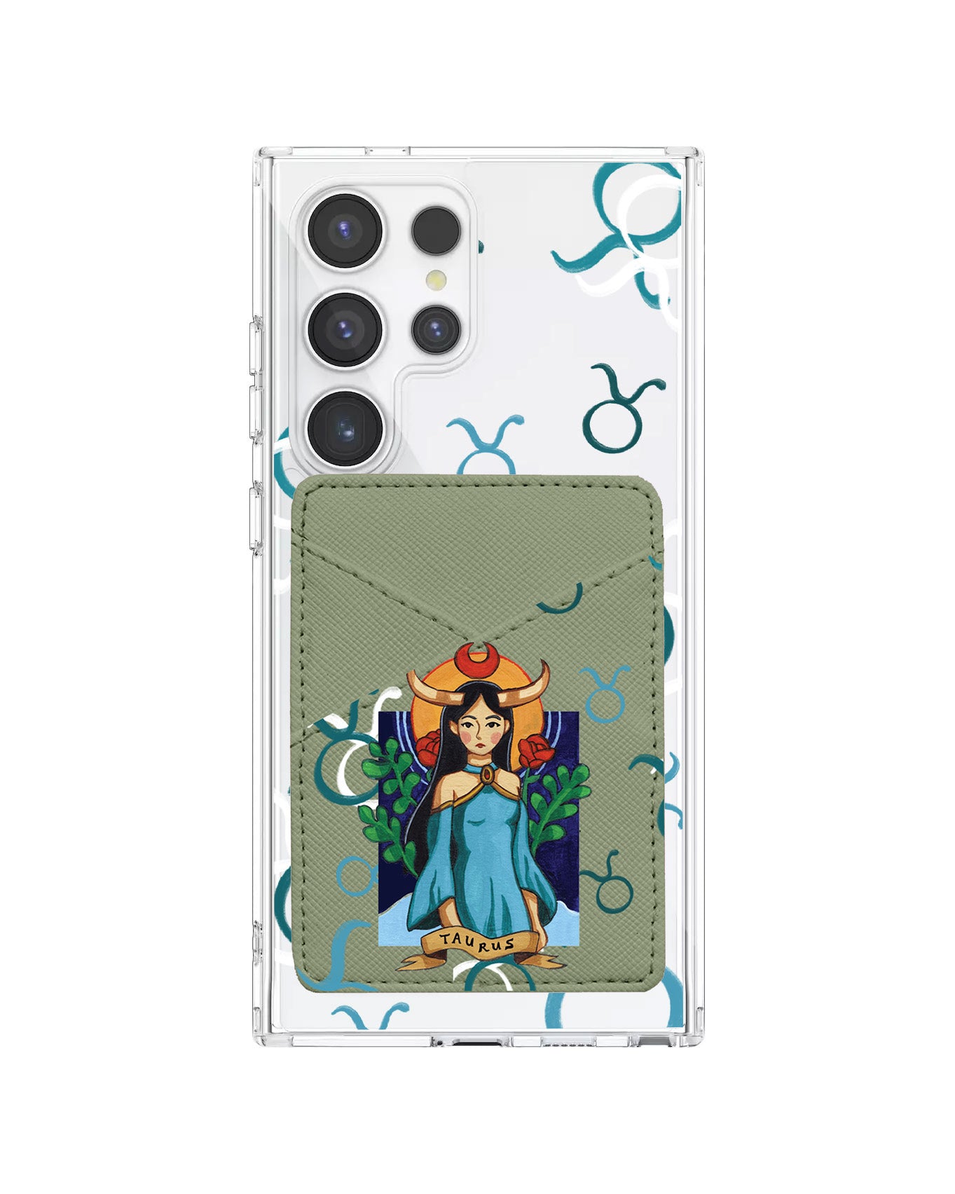 Android Phone Wallet Case - Taurus