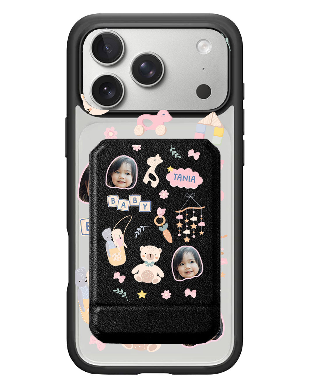iPhone Magnetic Multifold Wallet - Face Grid Girl Toys