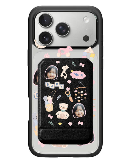 iPhone Magnetic Multifold Wallet - Face Grid Girl Toys
