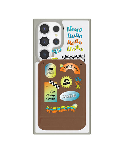 Android Magnetic Multifold Wallet - Hello Treasure