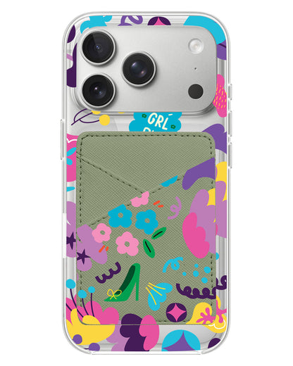 iPhone Phone Wallet Case - Girl Power 1.0