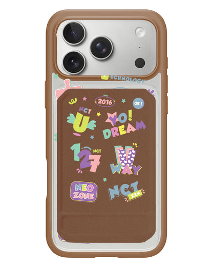 iPhone Magnetic Multifold Wallet - NCT Sticker Pack