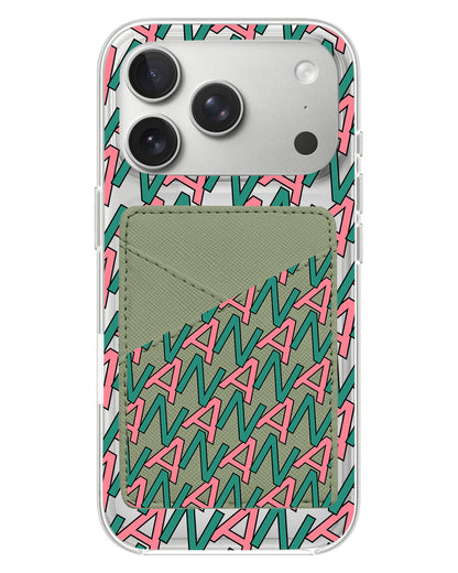 iPhone Phone Wallet Case - Initial 7.0 Monogram