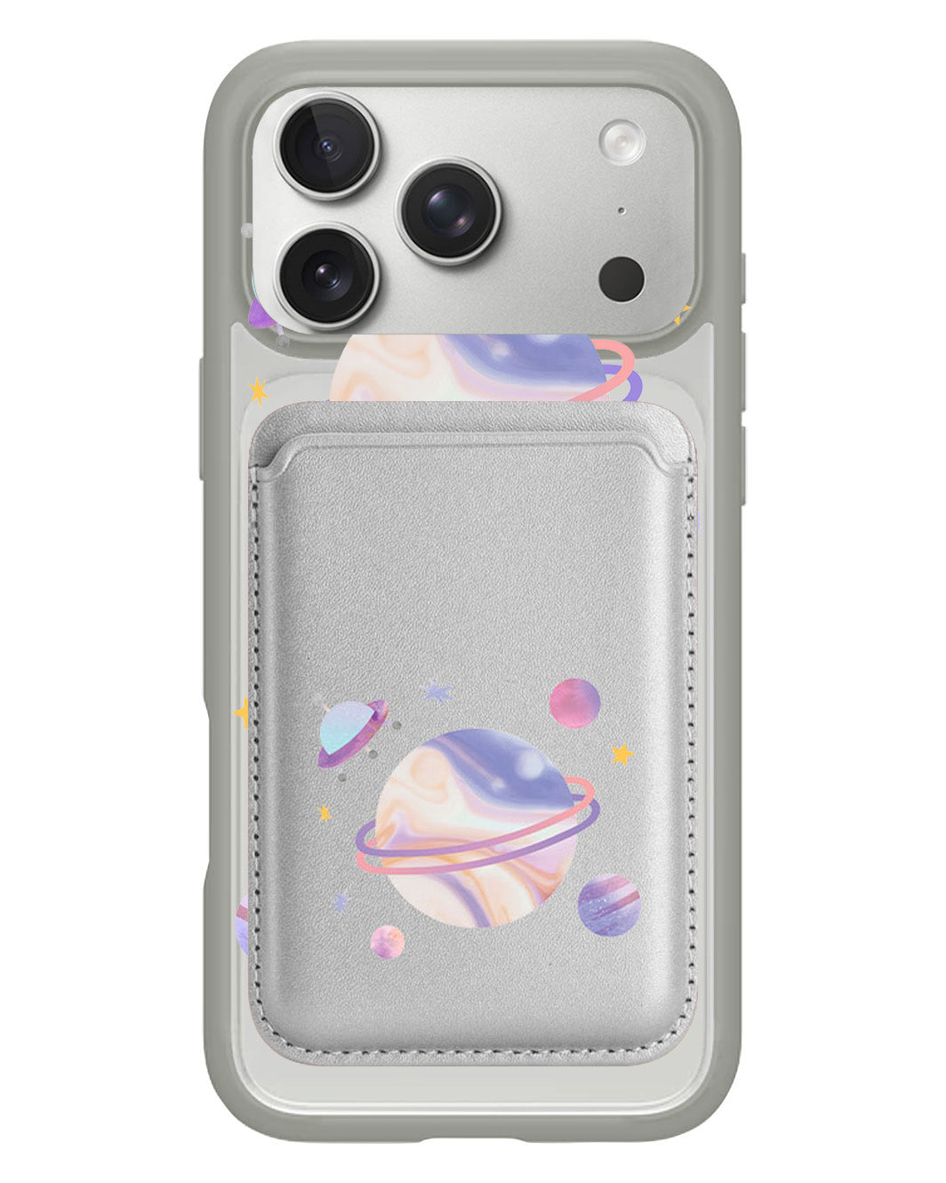 iPhone Magnetic Wallet Case - My Universe