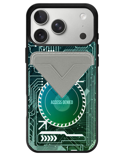 iPhone Avant Wallet Case - Circuit 2.0 Green