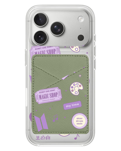 iPhone Phone Wallet Case - BTS Sticker Pack