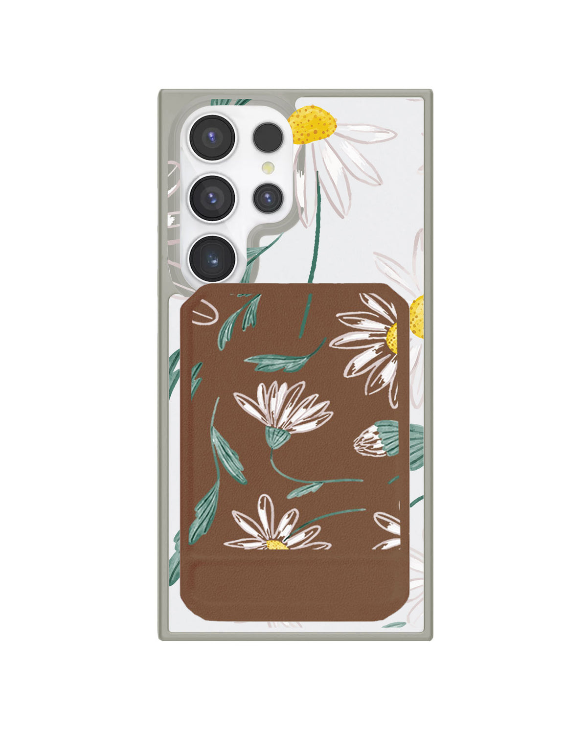 Android Magnetic Multifold Wallet - April Daisy