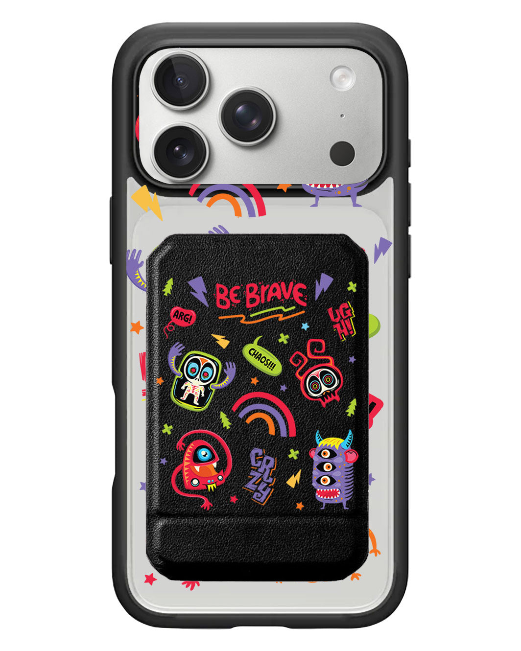 iPhone Magnetic Multifold Wallet - Baby Monster 2