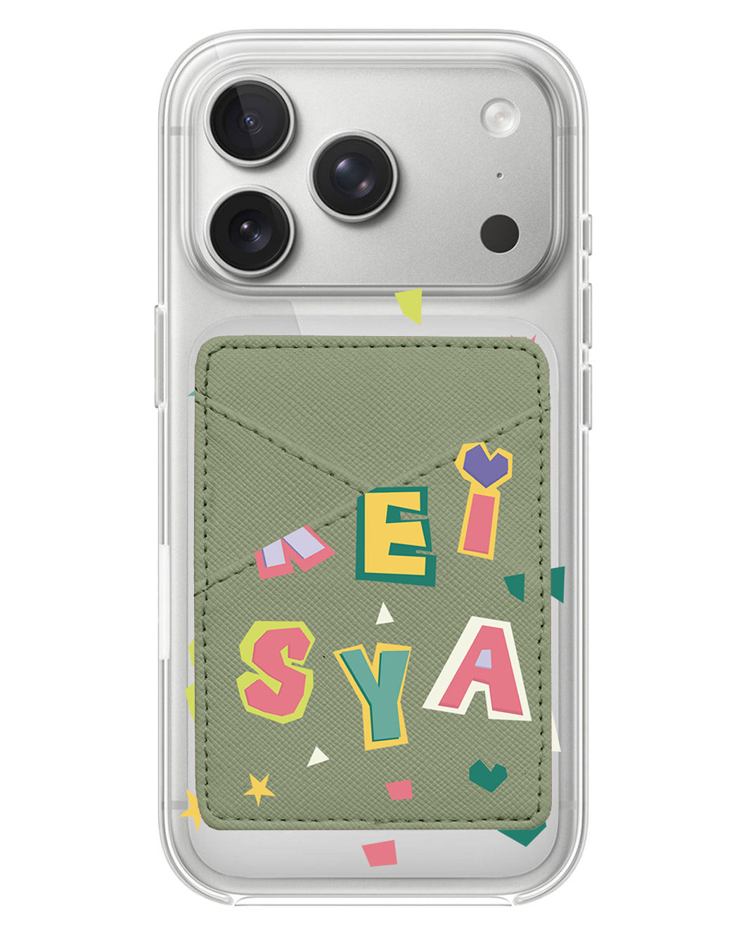iPhone Phone Wallet Case - Adorable Monogram 4.0