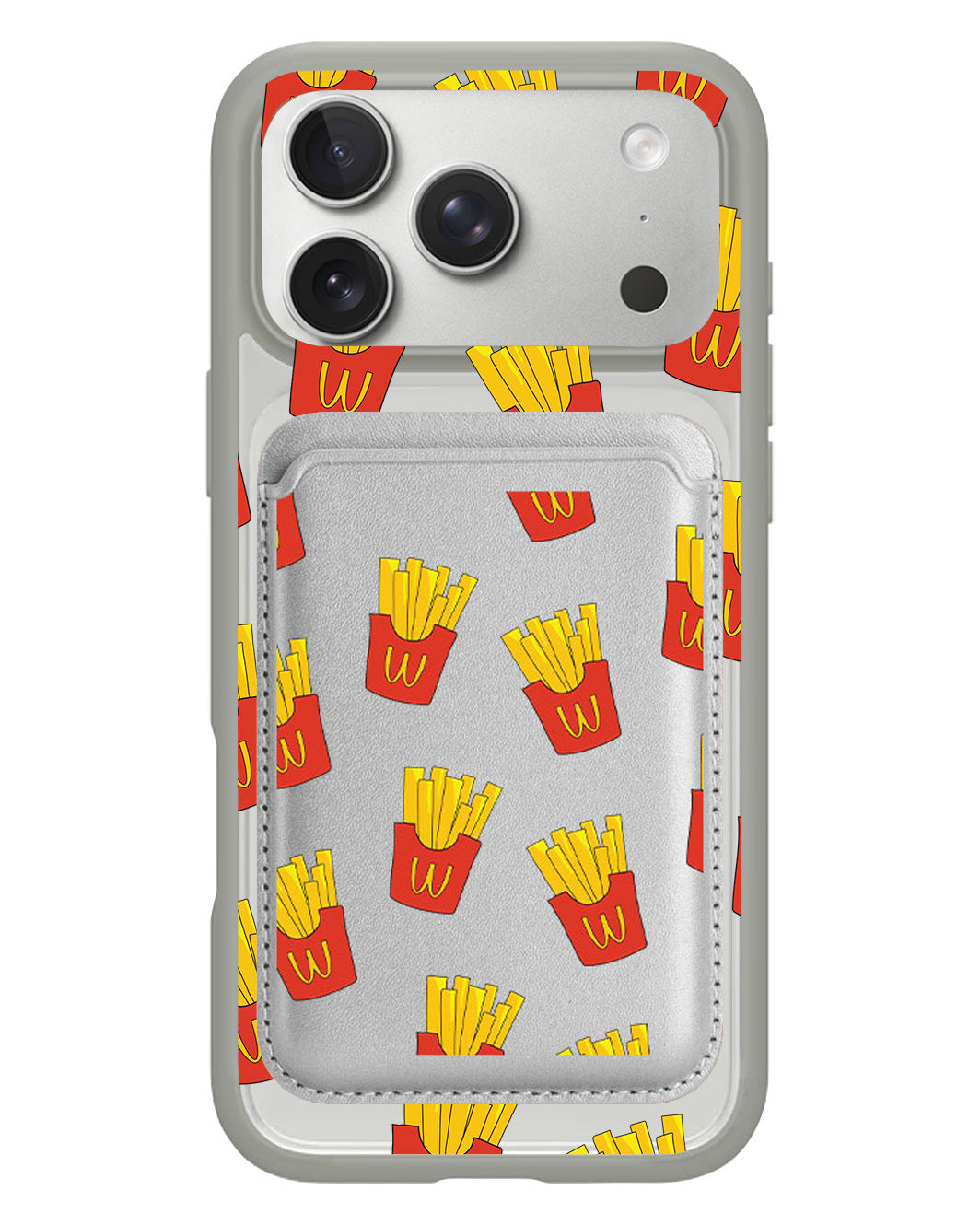 iPhone Magnetic Wallet Case - Fries