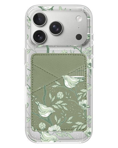iPhone Phone Wallet Case - Lovebird Monochrome 4.0
