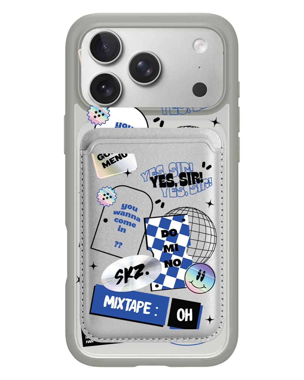iPhone Magnetic Wallet Case - Stray Kids Sticker Pack