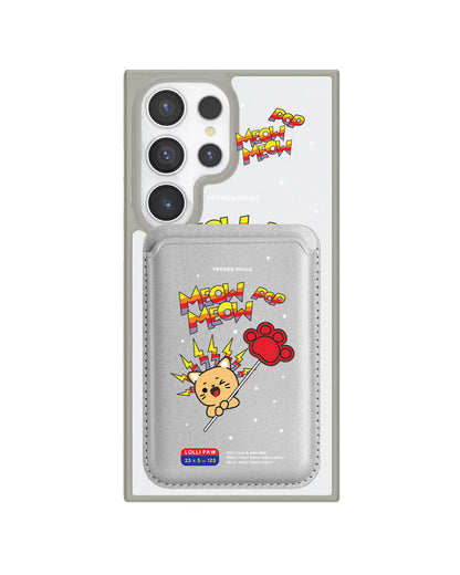 Android Magnetic Wallet Case - Meow Pop 2.0