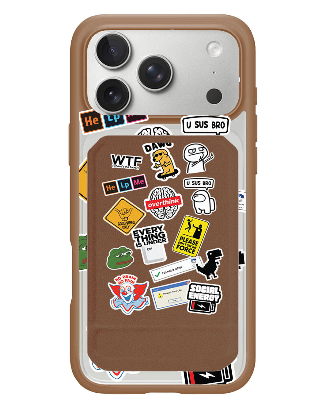 iPhone Magnetic Multifold Wallet - Brand Parody 2.0