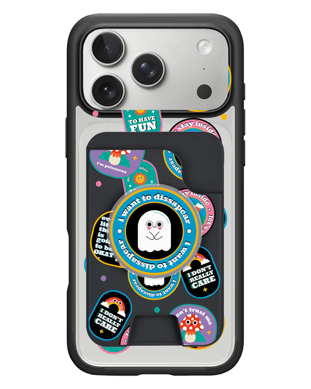 iPhone Magpop Wallet - Monster Sticker Pack