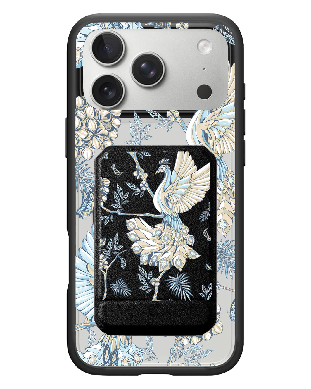iPhone Magnetic Multifold Wallet - Peacock 5.0