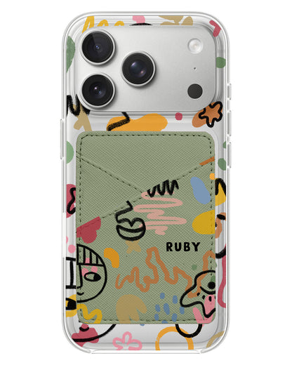 iPhone Phone Wallet Case - Abstract 3.0