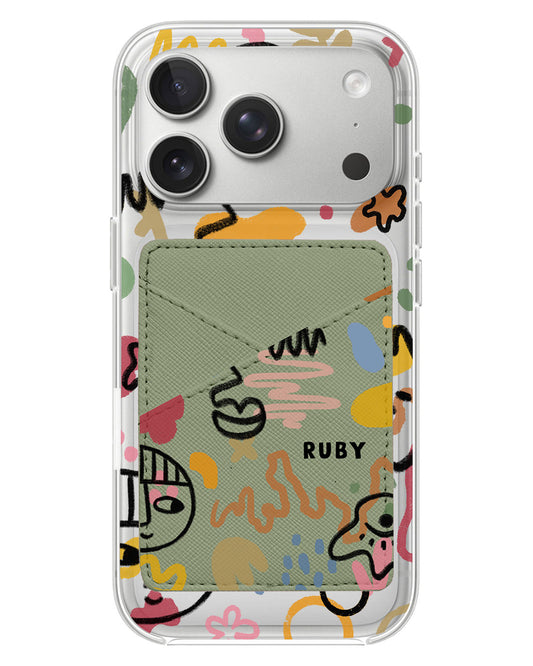 iPhone Phone Wallet Case - Abstract 3.0