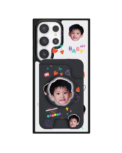Android Magpop Wallet - Face Grid