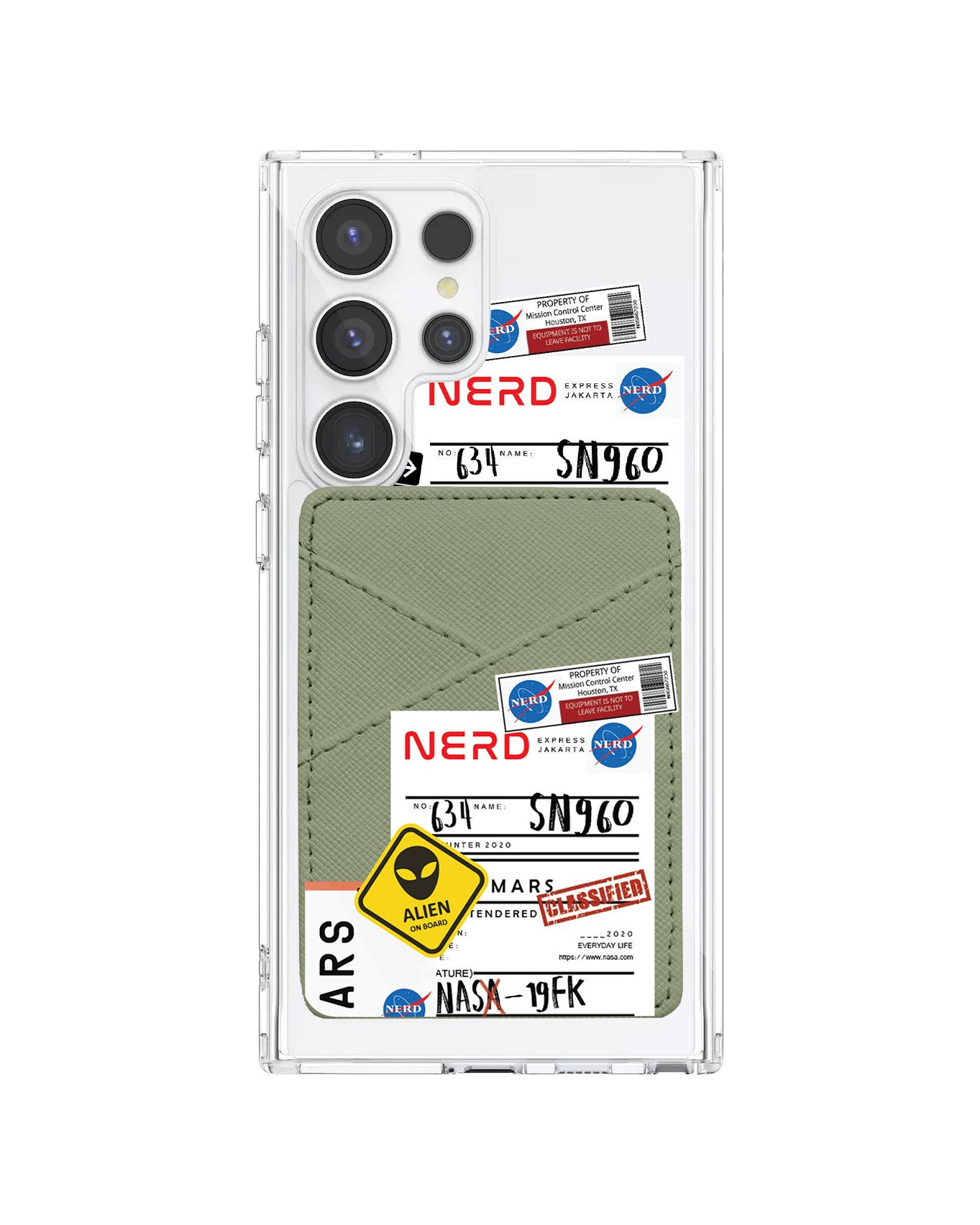 Android Phone Wallet Case - Ticket To Mars