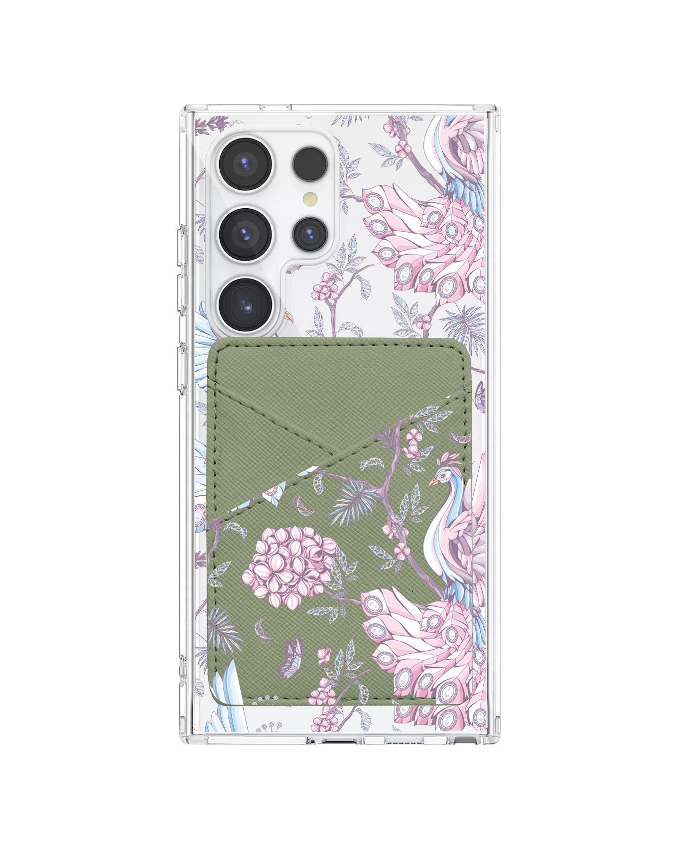 Android Phone Wallet Case - Peacock 2.0