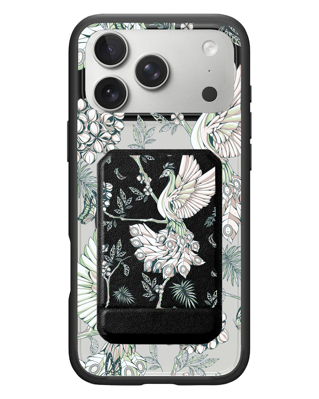iPhone Magnetic Multifold Wallet - Peacock 4.0