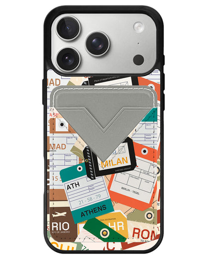 iPhone Avant Wallet Case - Luggage Tag