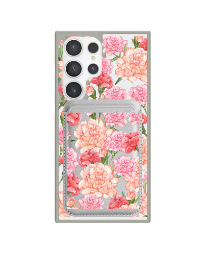 Android Magnetic Wallet Case - January Carnation