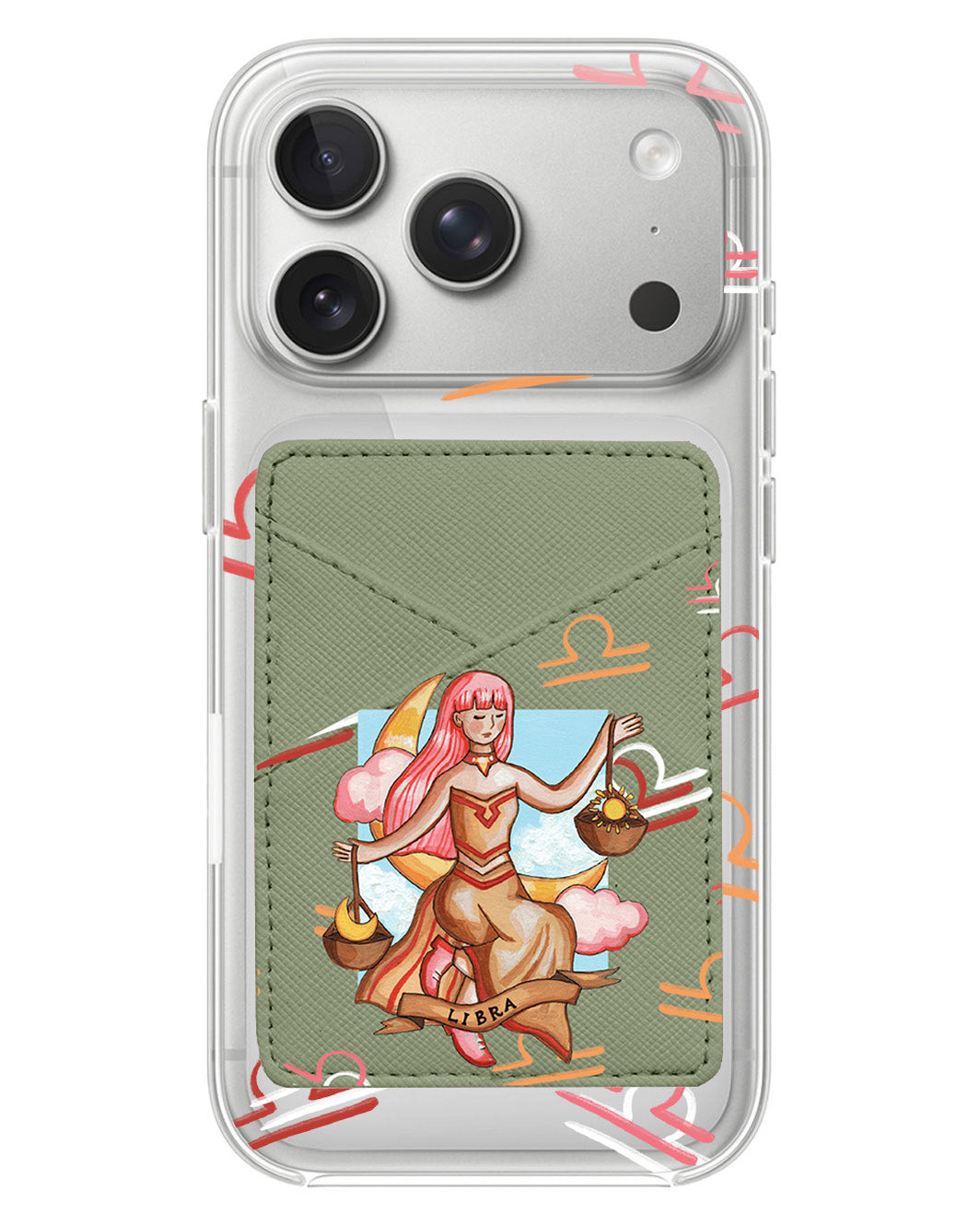 iPhone Phone Wallet Case - Libra