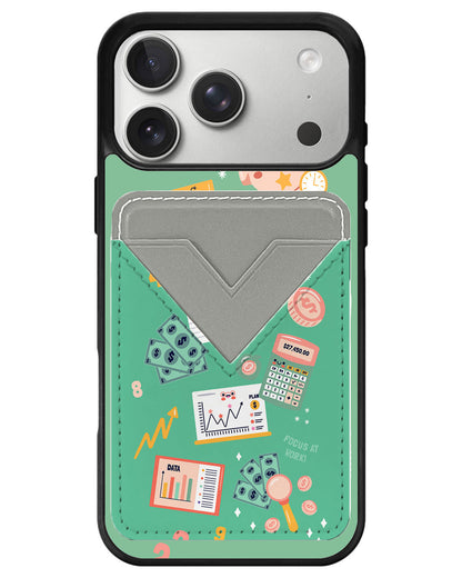 iPhone Avant Wallet Case - Finance