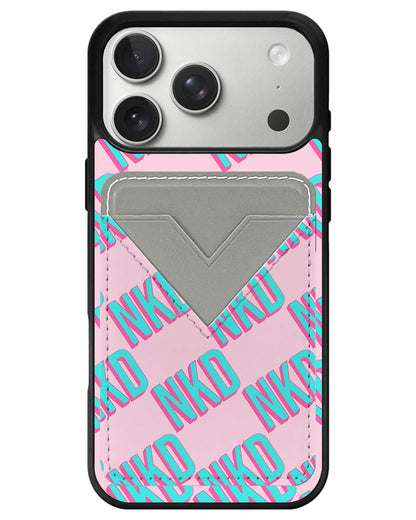 iPhone Avant Wallet Case - Diagonal Initial Monogram 4.0