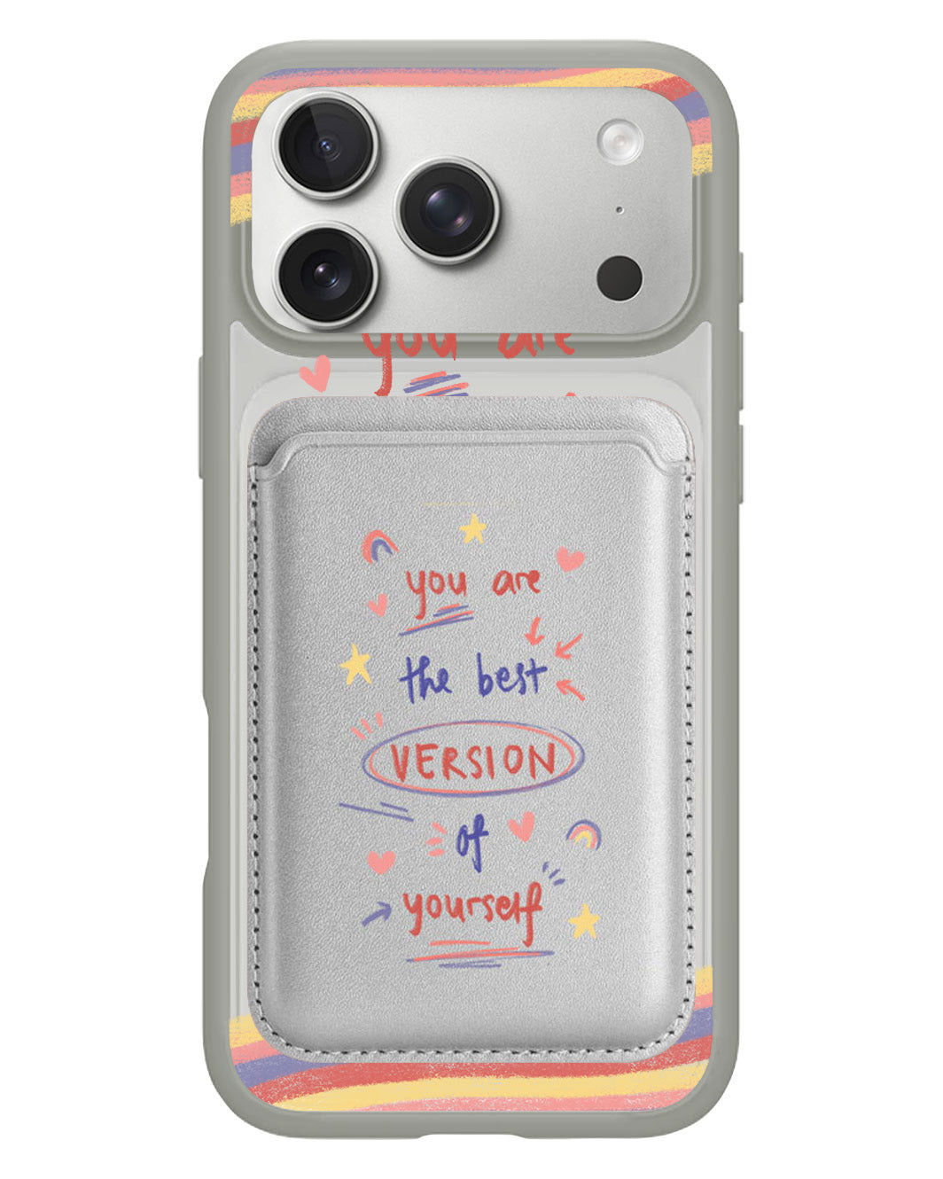 iPhone Magnetic Wallet Case - Love Yourself