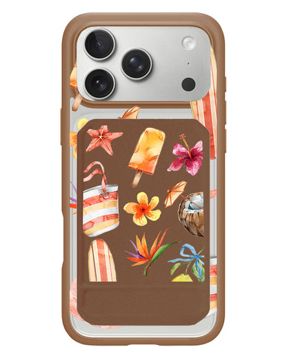 iPhone Magnetic Multifold Wallet - Aloha 1.0