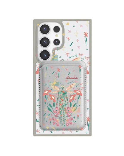 Android Magnetic Wallet Case - Growing Day by Day