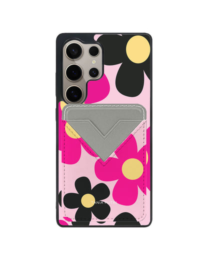 Android Avant Wallet Case - Daisy Hot Pink
