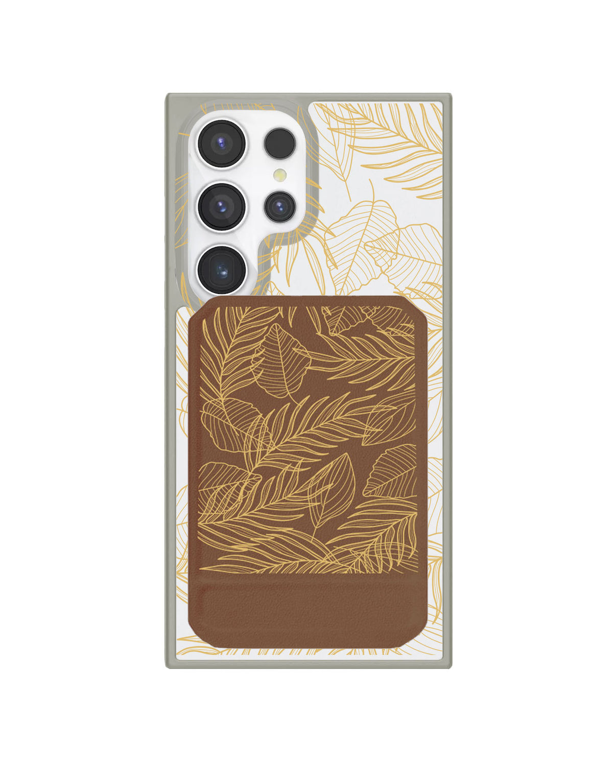 Android Magnetic Multifold Wallet - Sketchy Tropical 1.0