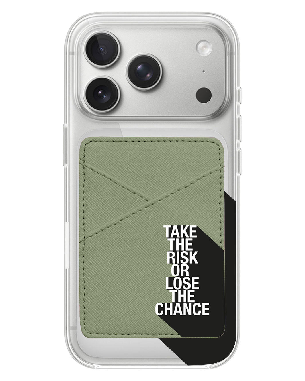 iPhone Phone Wallet Case - Take The Risk