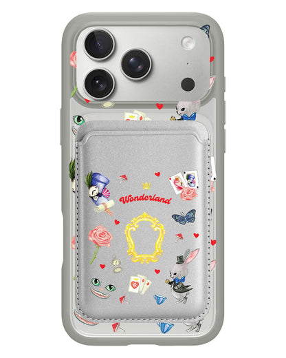iPhone Magnetic Wallet Case - Wonderland
