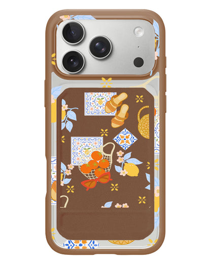 iPhone Magnetic Multifold Wallet - Santorini